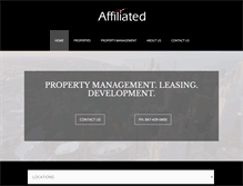 Tablet Screenshot of affiliatedrealty.com